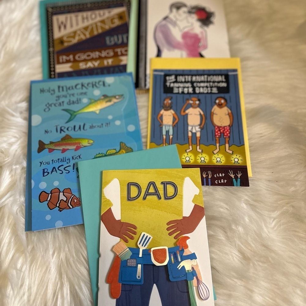 🩵5/$8 Assorted Father's Day Greeting Cards